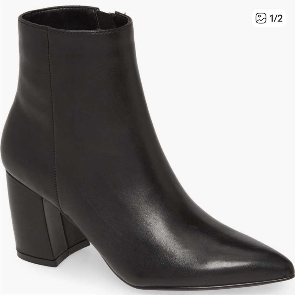 Steve Madden Women’s Nadine Boot in Black Leather